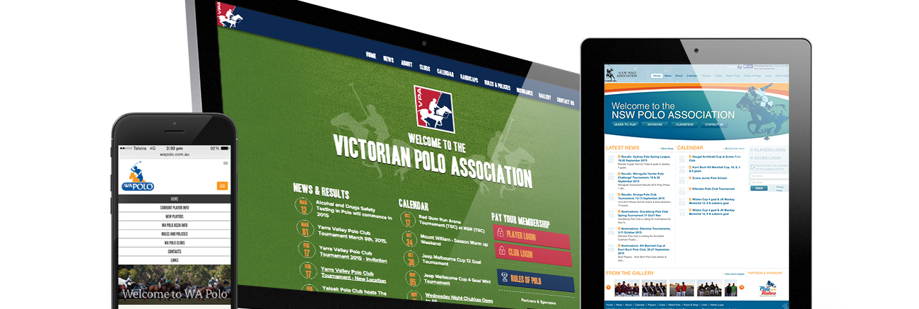 NSW, VIC, WA &amp; Australian PoloMulti-Site Custom Content Management System